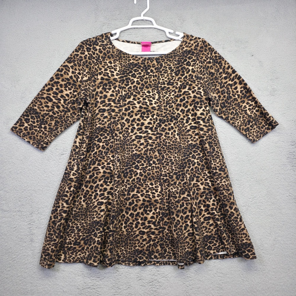 Torrid x Betsey Johnson Top Women Plus Size 2X Coquette Animal Print Flowy Tunic